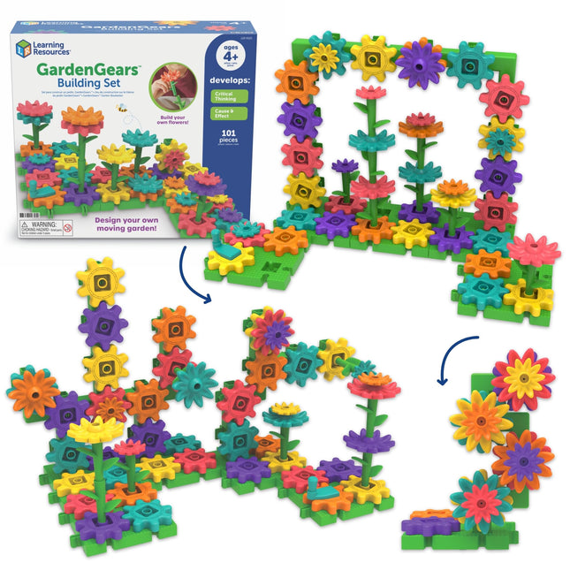 Learning Resources GardenGears Building Set, Ages 