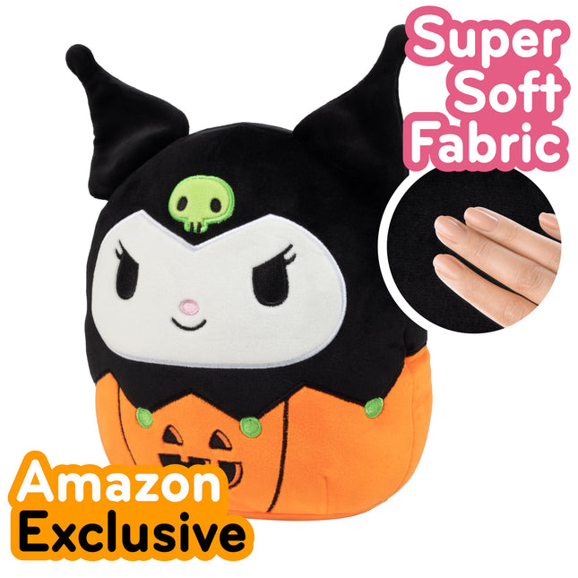 Squishmallows Original 8-Inch Kuromi Pumpkin - Official Jazwares Plush - Collectible Soft & Squishy Sanrio Stuffed Animal Toy - Gift for Kids, Girls & Boys