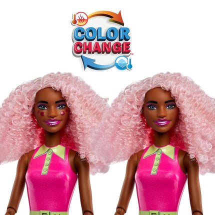 Barbie Pop Reveal Bubble Tea Series Doll & Accessories with Fashion Doll & Pet, 8 Surprises Include Color Change, Cup with Storage (Styles May Vary), HTJ20