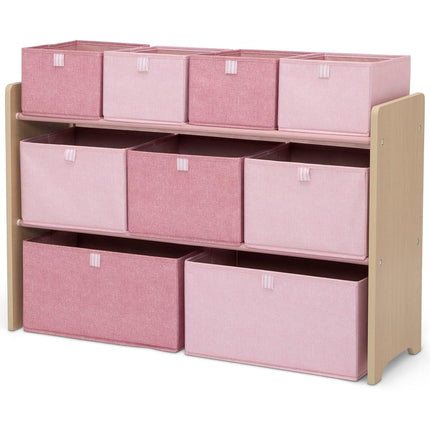 GapKids by Delta Children Deluxe Toy Organizer - Greenguard Gold Certified, Navy/Natural