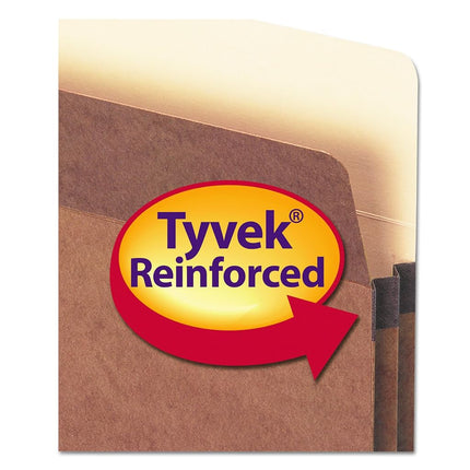 Smead File Pocket, Straight-Cut Tab, 1-3/4" Expansion, Letter Size, Redrope, 50 per Carton (73800)