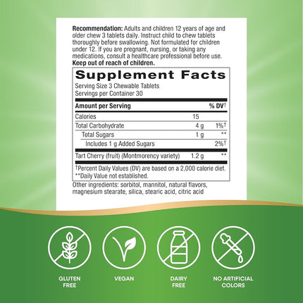 Enzymatic Therapy Tart Cherry Ultra Chewable