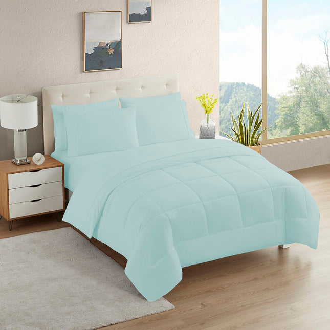 Sweet Home Collection 7 Piece Comforter Set Bag So