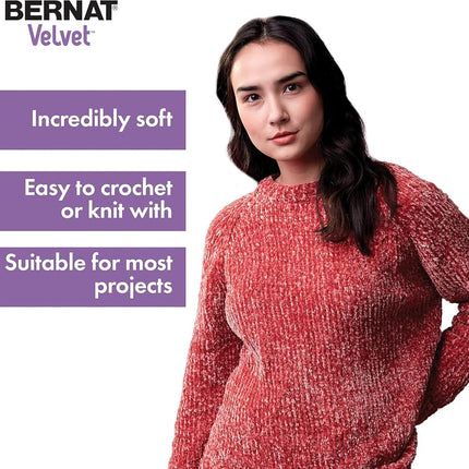 Bernat Yarn, Polyester, Smokey Blue, 2 Pack