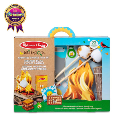 Melissa & Doug Let�s Explore S�Mores & More Campfire Play Set � 23 Pieces
