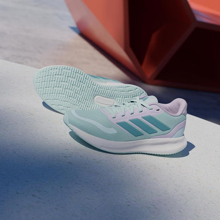 adidas Unisex Kids RUNFALCON 5 Shoes Junior, Halo Mint/Mint ton/ice Lavender, 5.5 UK