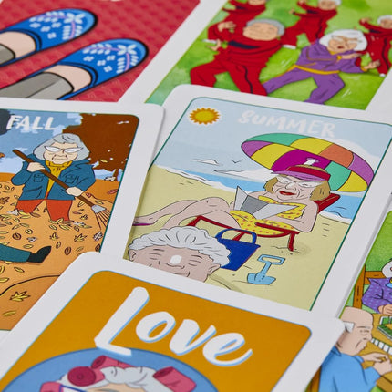 Not Your Ma's Jong, A Fast-Paced Card Game for 3-4 Players Inspired by Mahjong and 2 Grandmas, Family Game, Fun Party Game for Ages 13+