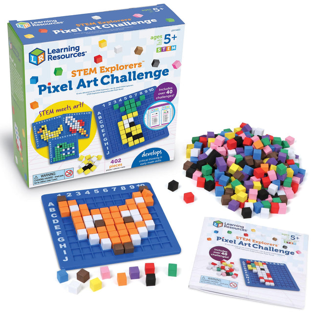 Learning Resources STEM Explorers Pixel Art Challe