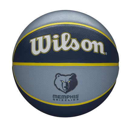 Wilson Basketball, NBA Team Tribute Model, MEMPHIS GRIZZLIES, Outdoor, Rubber, Size: 7