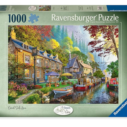 Ravensburger Children Puzzles Down Lane 6: Canal Side Lane - Age 12+