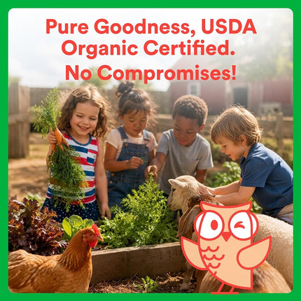 SmartyPants Organic Kids Multivitamin Gummies: Omega 3 (ALA), Vitamin D3, C, Vitamin B12, B6, A, K & Zinc for Immune Support, Biotin, Vegetarian, Three Fruit Flavors, 120 Count (30 Day Supply)