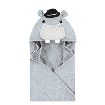 Hudson Baby Unisex Baby Cotton Animal Face Hooded 