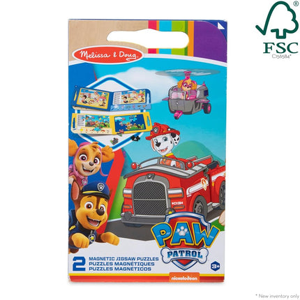 Melissa & Doug PAW Patrol Take-Along Magnetic Jigsaw Puzzles, Multicolor, 33262