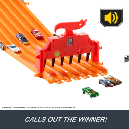 Mattel Hot Wheels Super 6-Lane Raceway Playset V1983