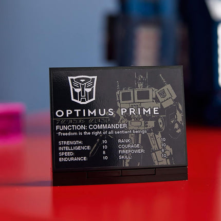 LEGO Optimus Prime 10302 Building Set for Adults; Build a Collectible Model of a Transformers Legend (1,508 Pieces), Standard
