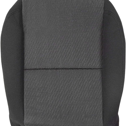 HECASA Bottom Seat Cover Driver Side Compatible with 2007-2014 Chevy Silverado 1500 2500HD 3500HD Front Black Driver Cloth Seat Cover Only