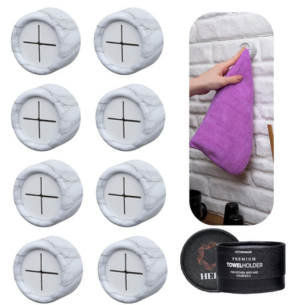HEFA Kitchen Towel Hooks, Dish Towel Holder for Ki
