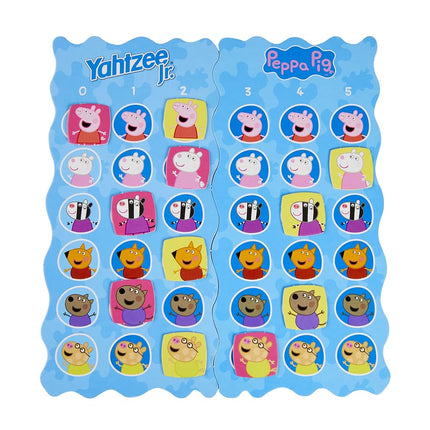 Hasbro Gaming Yahtzee Jr.: Peppa Pig Edition Board Game for Kids Ages 4 and Up, Counting and Matching Game for Preschoolers