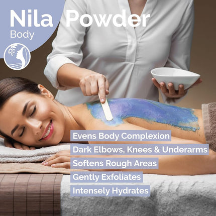 Fatima's Garden Pure Nila Indigo Powder 100g - Natural Moroccan Face & Hair Care Powder for Exfoliating and Moisturizing