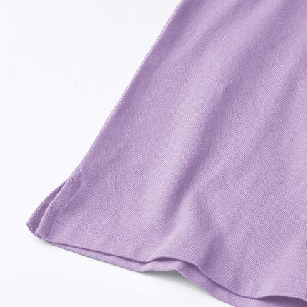 The Children's Place Girls' Short Sleeve Ruffle Pique Polo, Purple Prose, 10-12