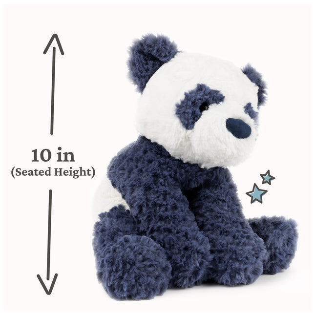 GUND Cozys Collection Panda, oso panda de peluche, juguete de peluche para mayores de 1 año, azul marino, 25.4 cm