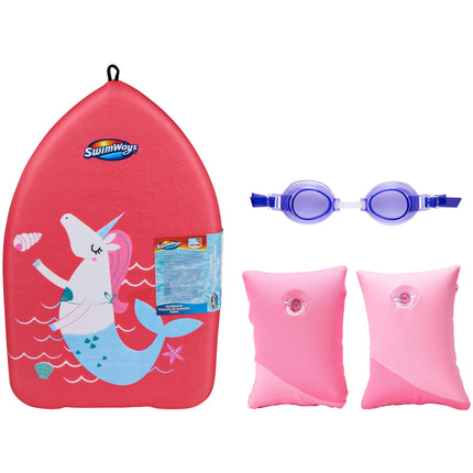 SwimWays Value pack, Fish Face Guppy Goggles ,Soft