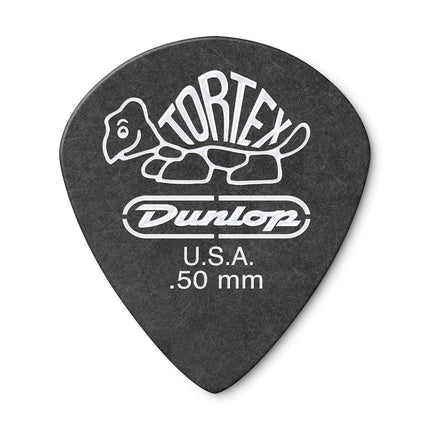 Jim Dunlop 482R.50 Guitar Picks, 0.50 mm, Pitch Bl