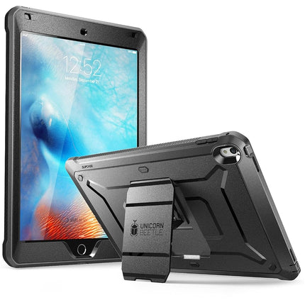 SUPCASE Case Compatible with iPad Pro 9.7 inch 2016, [Unicorn Beetle PRO Series] Full-body Rugged Protective Case with Built-in Screen Protector (Black/Black)