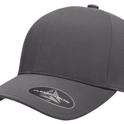 Flexfit Men's Delta Seamless Cap, Dark Grey, L/XL