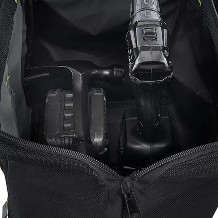 AWP 15-in Zippered Wide Opening Tool Bag | 3 Exterior Pockets For Tool Organization