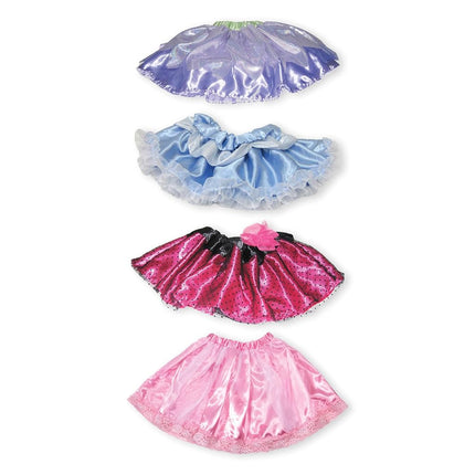 Melissa & Doug Role Play Collection Goodie Tutus! (Pretend Play, 4 Dress-Up Costume Skirts)