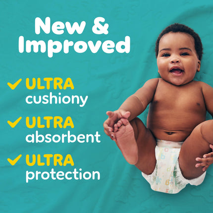 Pampers Baby-Dry Disposable Diapers Size 1, 120 Count, SUPER