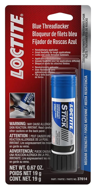 LOCTITE 37614 Blue Medium Strength Threadlocker Stick - 19 g