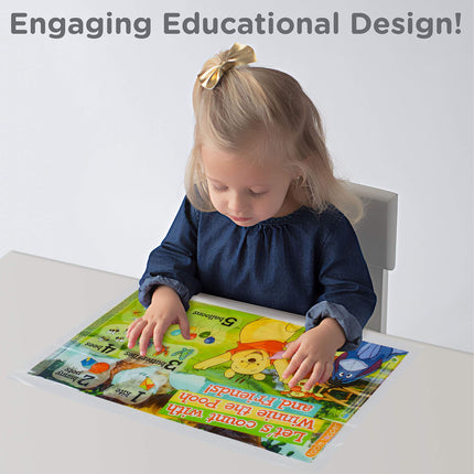 Disney Pooh Table Topper Disposable Stick-in-Place Placemats , 50-Count by Disney