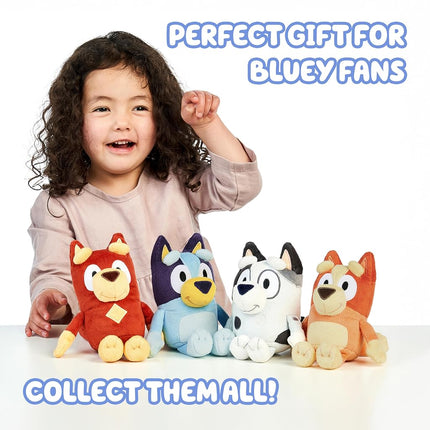 Bluey Bingo Plush Toys 2-Pack, Soft Deluxe Fabric, Embroidered