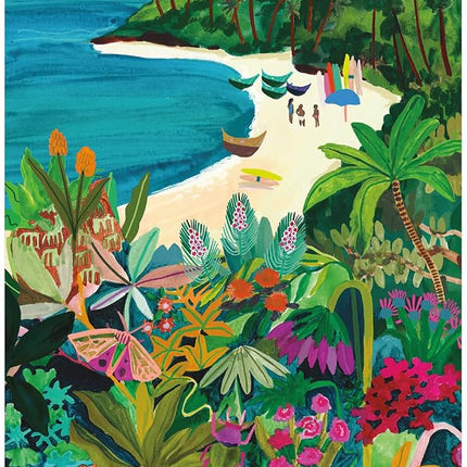 Buffalo Games - Bonjour - Beach Butterfly - 1000 Piece Jigsaw Puzzle for Adults - Challenging Puzzle Perfect for Game Nights