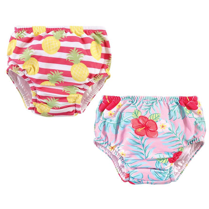 Pañales de natación unisex Hudson Baby, estampado floral tropical, 18-24 meses