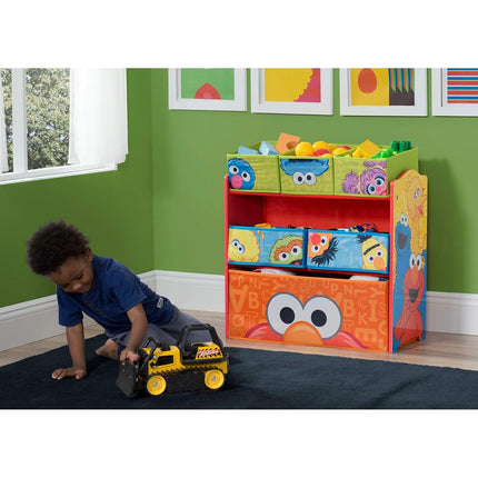 Delta Children Multi-Bin Toy Organizer, Sesame Street