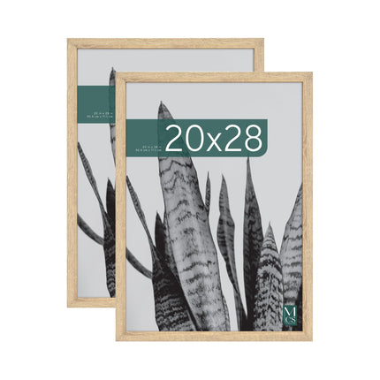 MCS Studio Gallery 20x28 Poster Frame Natural Wood