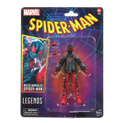Marvel Hasbro Legends Series Miles Morales Spider-Man, Spider-Man Legends Collectible 6 Inch Action Figures