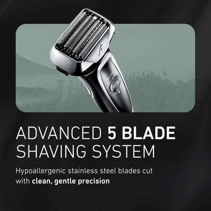 Panasonic Arc 5 Wet & Dry Shaver with Shave Sensor Technology, ES-LV65