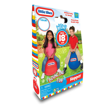 little tikes Sauteur amusant ! Sauteur bleu 9301B – Grande balle gonflable en vinyle épais et durable de 45 cm – Se dégonfle facilement pour le rangement – Amusant et éducatif ? OUI – Dépensez cette énergie ! Pour les enfants de 4 à 8 ans.