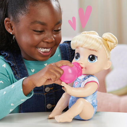 Baby Alive Crawl 'n Play Harper Hugs Electronic Crawling Baby Doll Set, Blonde Hair, Kids Toys for Girls & Boys 3 Years & Up, 27 cm/10.75 inches