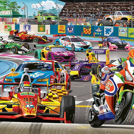 Ravensburger Racetrack Rally 60 Piece Jigsaw Puzzle for Kids Age 4 Years Up