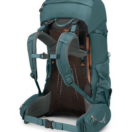 Osprey Renn Women's Backpacking Pack, 65L, Cascade Blue/Melon Orange