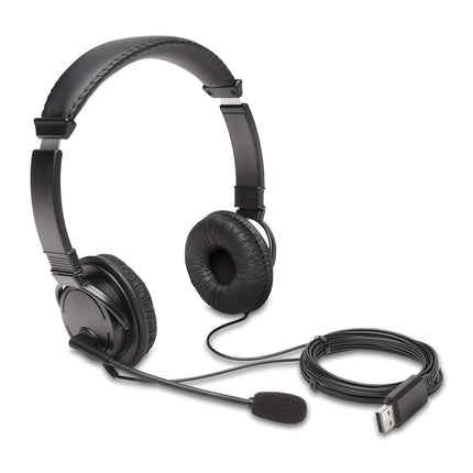 Kensington Wired USB Stereo Headset with Noise-Can