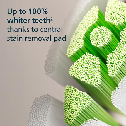 Philips Sonicare Genuine W DiamondClean Replacement Toothbrush Heads, 3 Brush Heads, White, HX6063/65