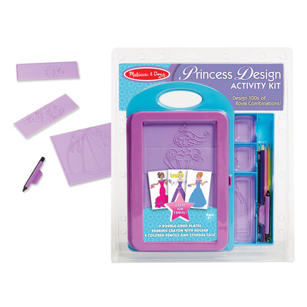 Melissa & Doug Kit de actividad de diseño de princesas