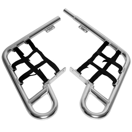 ECOTRIC Aluminum Nerf Bars Foot Pegs Compatible with Honda 1987-88 TRX 250X 1993-2009 TRX 300EX 300X Pair