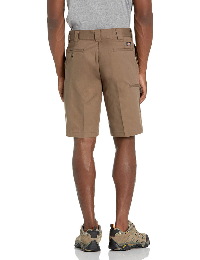 Dickies Mens Relaxed Fit Work Shorts, Mushroom, 36 Regular